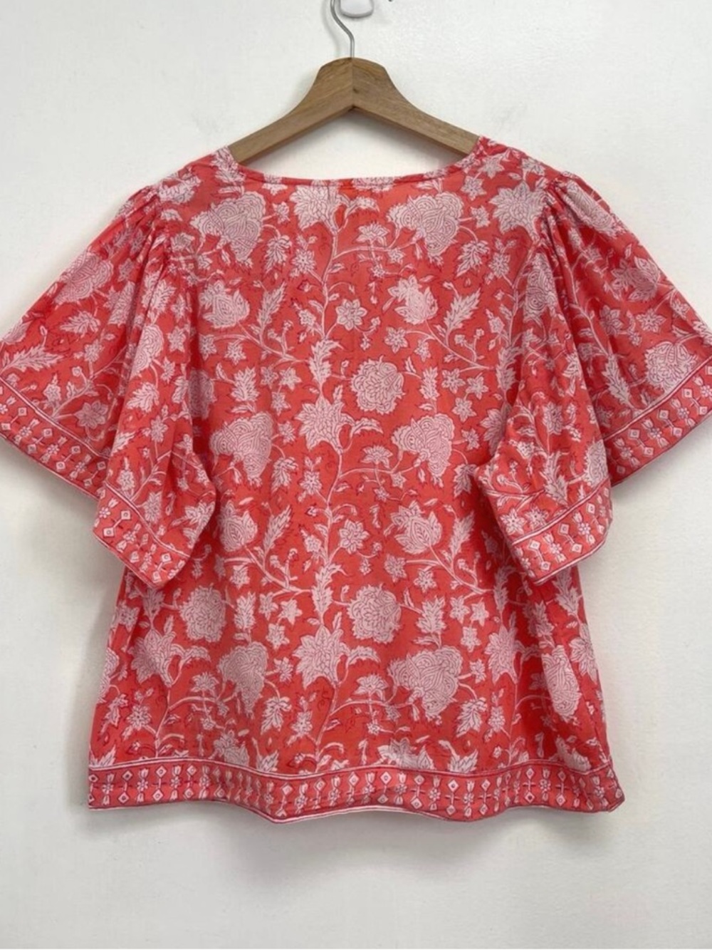 Marea block print top, medium - Picture 2 of 5
